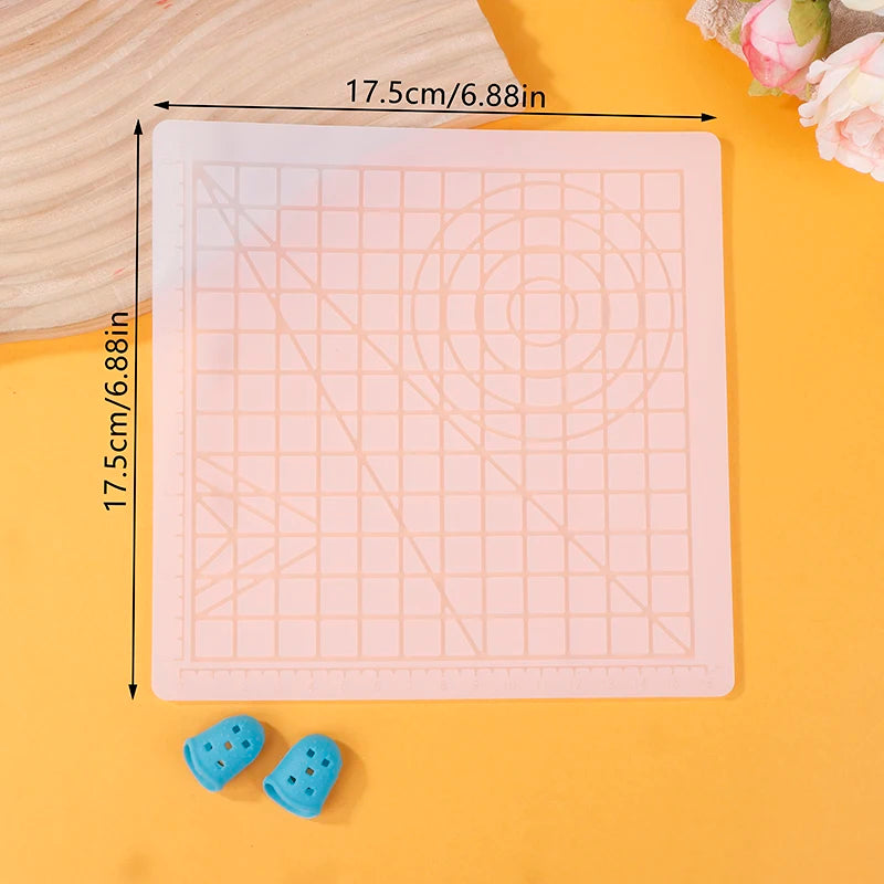 3D Printing Pen Silicone Mat DIY Creative Drawing Template Pad With Heat-proof Finger Sleeve Art Tools Christmas Gift For Kids