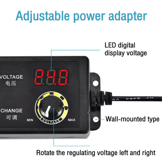3-12V 60W Power Switching Adapter US Adjustable Power Adapters Universal Charger Switch Power Supply Adatpor for Game Player