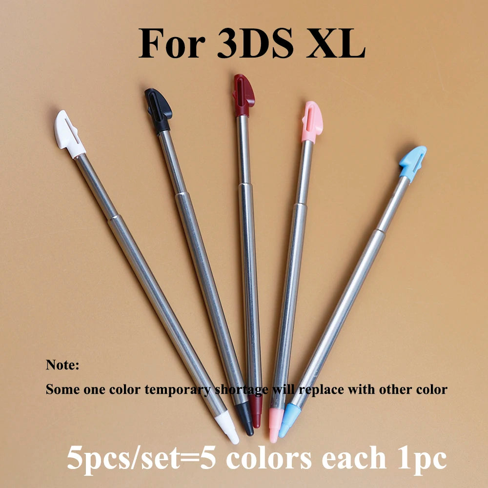 1Set 5-12pcs Plastic/Metal Touch Screen Stylus Pen Game Console Pen for NDSL NDSi NDS WIIU 2DS 3DS XL LL New 3DSXL LL New 2DSXL