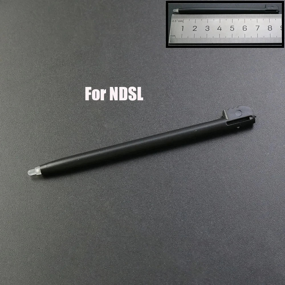 1pcs Black Plastic Stylus Touch Screen Metal Telescopic Stylus Pen For 2DS 3DS New 2DS LL XL New 3DS XL LL For NDSL NDSi NDS Wii