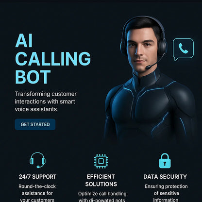 Custom Logo AI Calling Bot Software - White Label Voice AI Outbound & Inbound Call Automation System for Business Sales Teams