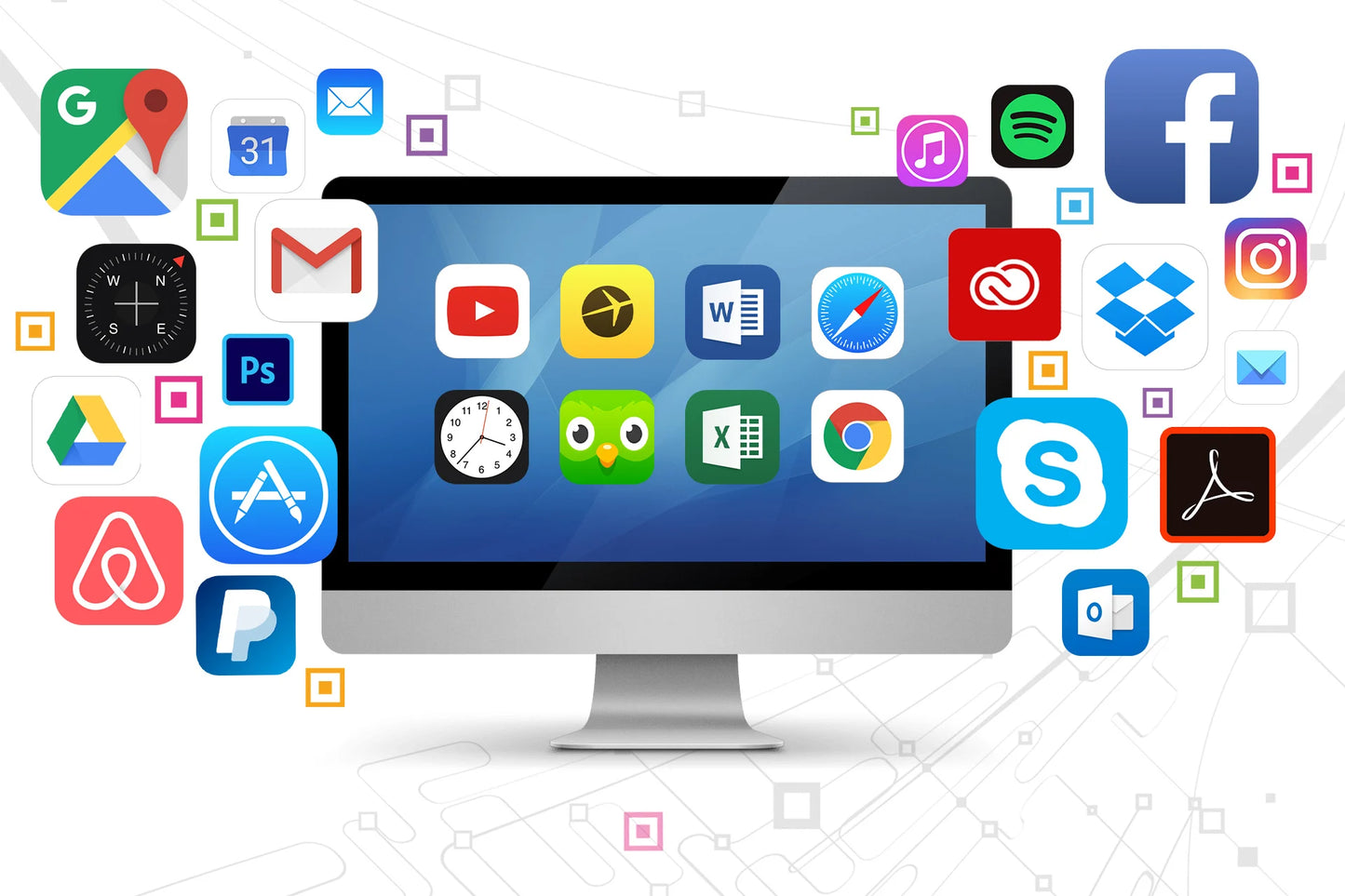Enterprise AI Software Solutions CRM SaaS Tools Pos Payroll Business Mac PC Supported IoT Programming Custom ECommerce 24/7