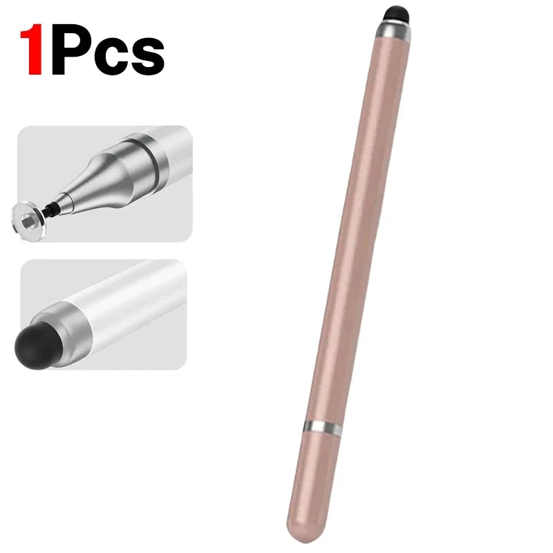 8-1PCS Double-Headed Universal Stylus Pen for iPad Tablet Android iOS Phone Drawing Writing Capacitive Screen Touch Stylus Pens