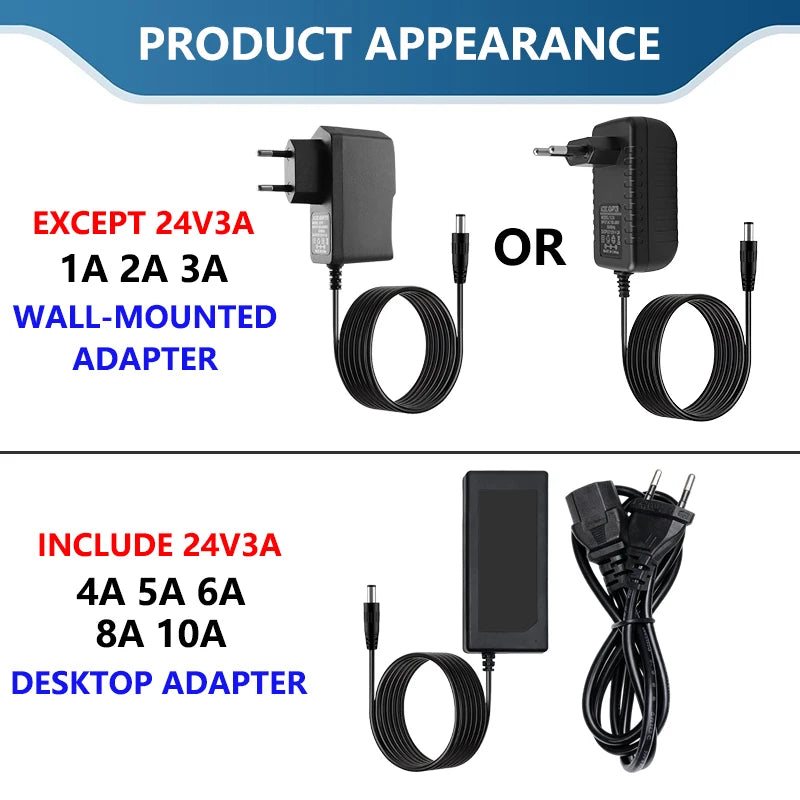 DC Power Supply 12V 24V 5V 6V 8V 9V 10V 13V 15V Power Supply Adapter Transformer AC 220V 110V TO DC 12 24 5 6 8 9 10 13 15 Volt
