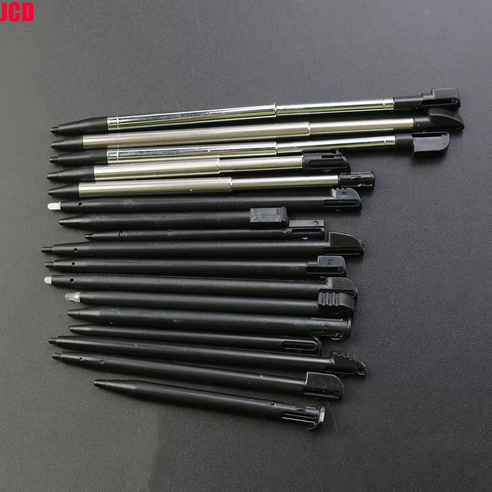 1pcs Black Plastic Stylus Touch Screen Metal Telescopic Stylus Pen For 2DS 3DS New 2DS LL XL New 3DS XL LL For NDSL NDSi NDS Wii