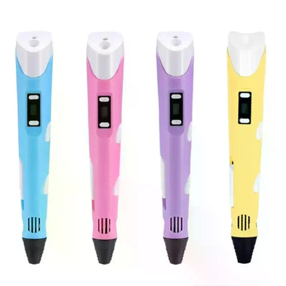 3D Printing Pen Intelligent Pen Making Graffiti ArtsCrafts With USB Cable For Kids Adults DIY Creative Art Supplies