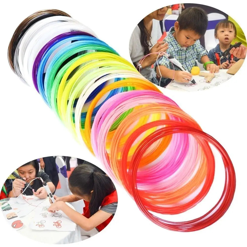 School Stereoscopic Low Temperature 3D Pen Accessories Filament 1.75mm 3D Printing Material PLA/ABS/PCL
