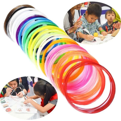 School Stereoscopic Low Temperature 3D Pen Accessories Filament 1.75mm 3D Printing Material PLA/ABS/PCL