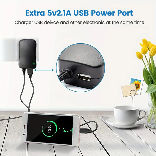 EU/US 30W Power Adapter 3V 4.5V 5V 6V 7.5V 9V 12V Adjustable Voltage Adapters Universal Charger Switch Power Supply Converter