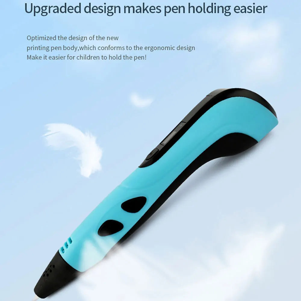 2026 New 3D Printing Pen 3D Pen for Children with Power Adapter 200M PLA Filament Travel Case Birthday Christmas Gift for Kids