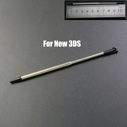 1pcs Black Plastic Stylus Touch Screen Metal Telescopic Stylus Pen For 2DS 3DS New 2DS LL XL New 3DS XL LL For NDSL NDSi NDS Wii