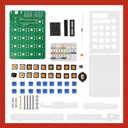 Electronic DIY Calculator Production Kit LED Digital Tube Display With Shell Single-Chip Microcomputer Soldering Practice