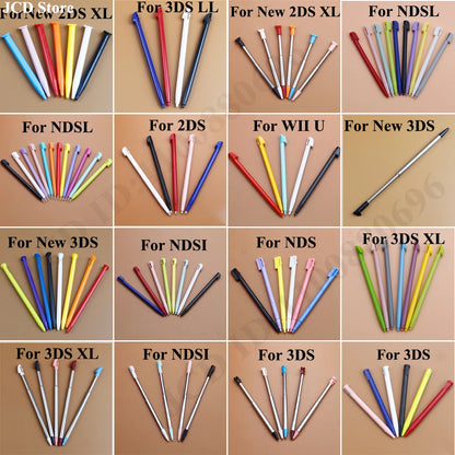 1Set 5-12pcs Plastic/Metal Touch Screen Stylus Pen Game Console Pen for NDSL NDSi NDS WIIU 2DS 3DS XL LL New 3DSXL LL New 2DSXL