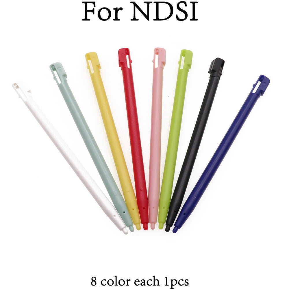1Set Plastic&Metal Touch Screen Stylus Pen Game Console Pen for NDSL NDSi NDS WIIU 2DS 3DS XL LL New 3DSXL LL New 2DSXL