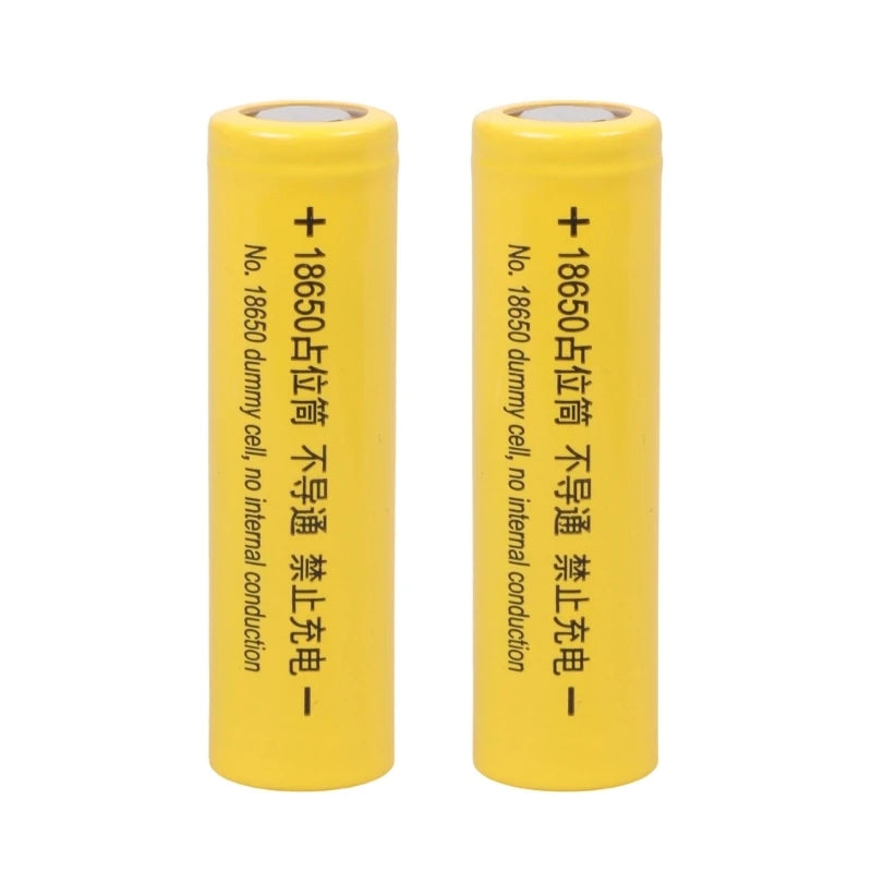 18650 Dummy Battery Spacer Tube 0V NonConductive For Power Adapters Welding Training DIY Projects Y4QD