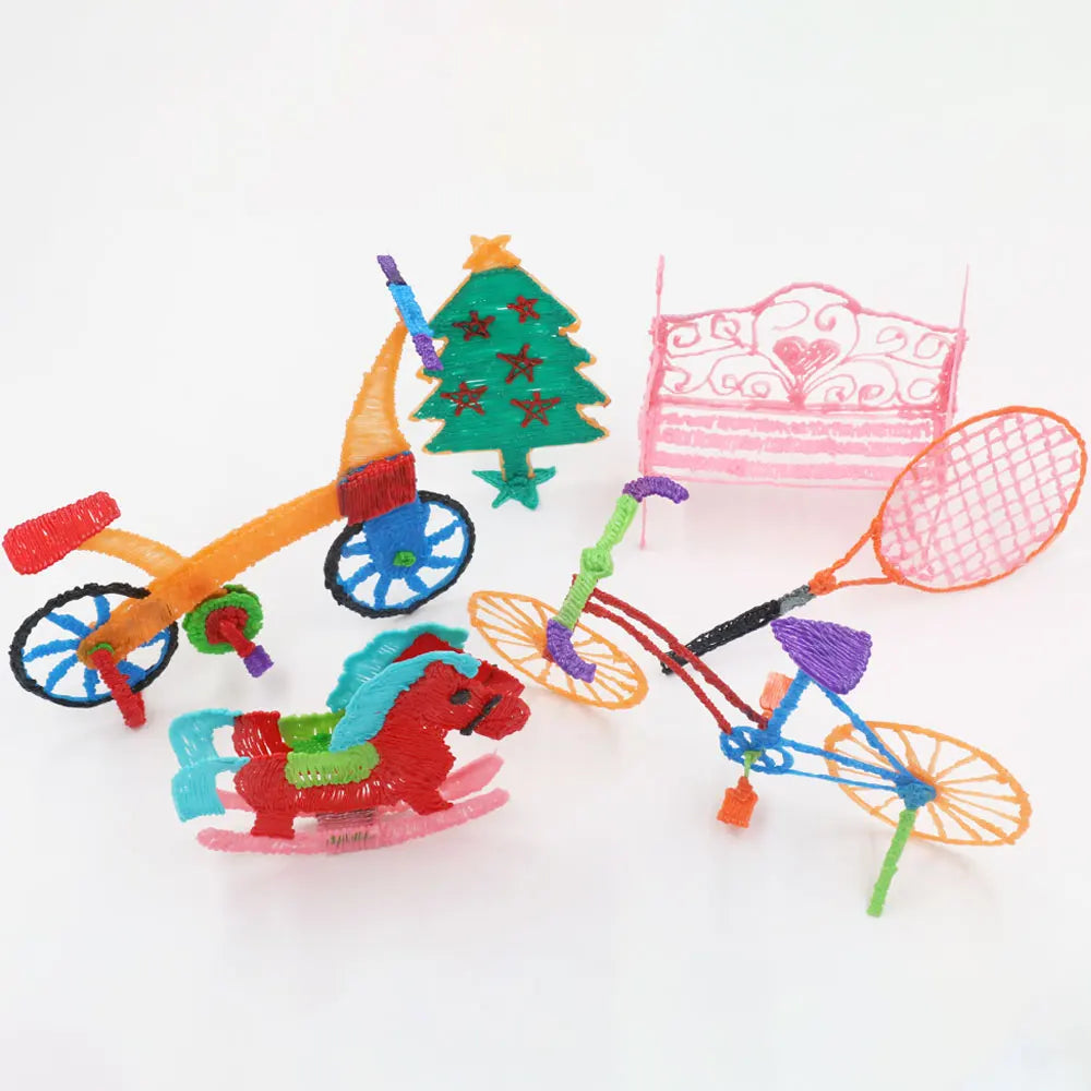 2026 3D Pen Set for Children 3D Printing Pen with LED Screen 200M PLA Power Adapter Travel Box Christmas Birthday Gift for Kids