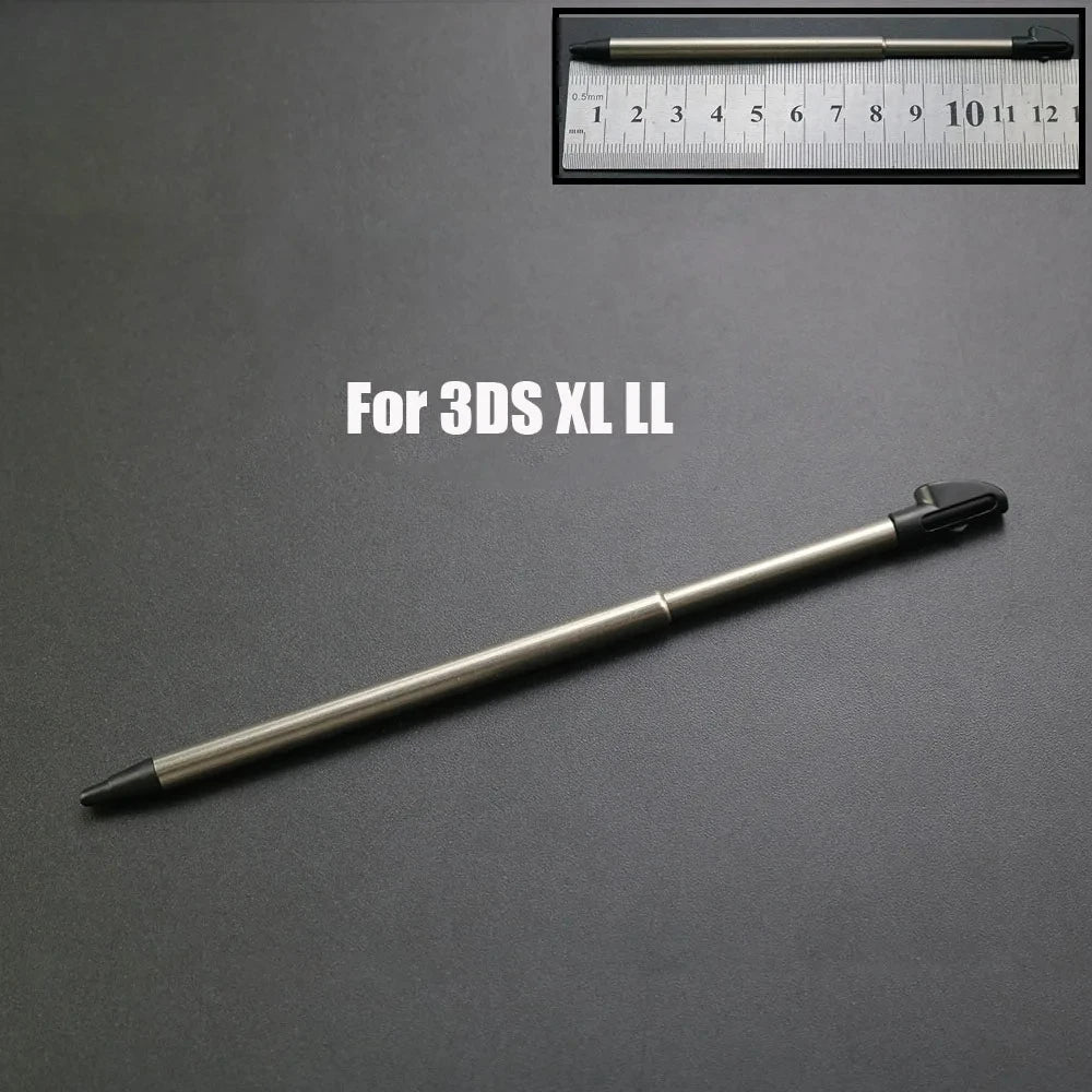 1pcs Black Plastic Stylus Touch Screen Metal Telescopic Stylus Pen For 2DS 3DS New 2DS LL XL New 3DS XL LL For NDSL NDSi NDS Wii
