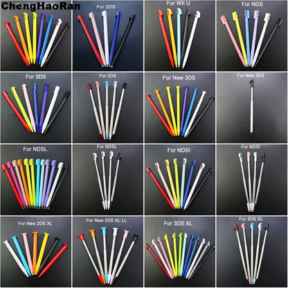 3PCS Plastic Stylus Touch Screen Metal Telescopic Stylus Pen for 3DS XLNDSI NDSL NDS New 2DS XL LL 2DS 3DS