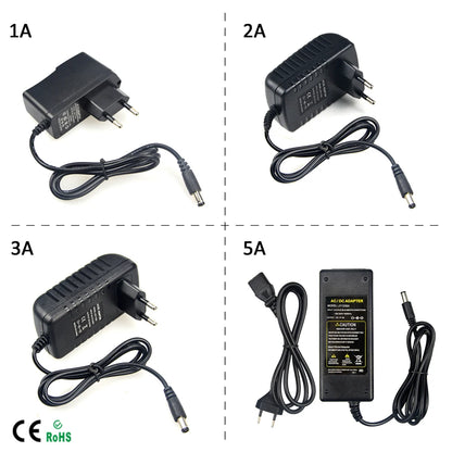 AC/DC Power Adapter 110V 220V to 12V 1A 2A Electronic Power Transformer Power Supply Converter Adapter Transformer