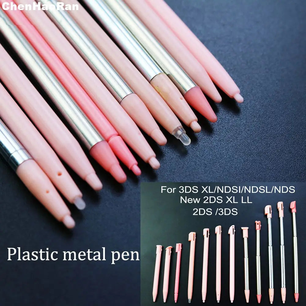 3PCS Plastic Stylus Touch Screen Metal Telescopic Stylus Pen for 3DS XLNDSI NDSL NDS New 2DS XL LL 2DS 3DS