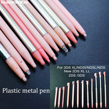 3PCS Plastic Stylus Touch Screen Metal Telescopic Stylus Pen for 3DS XLNDSI NDSL NDS New 2DS XL LL 2DS 3DS