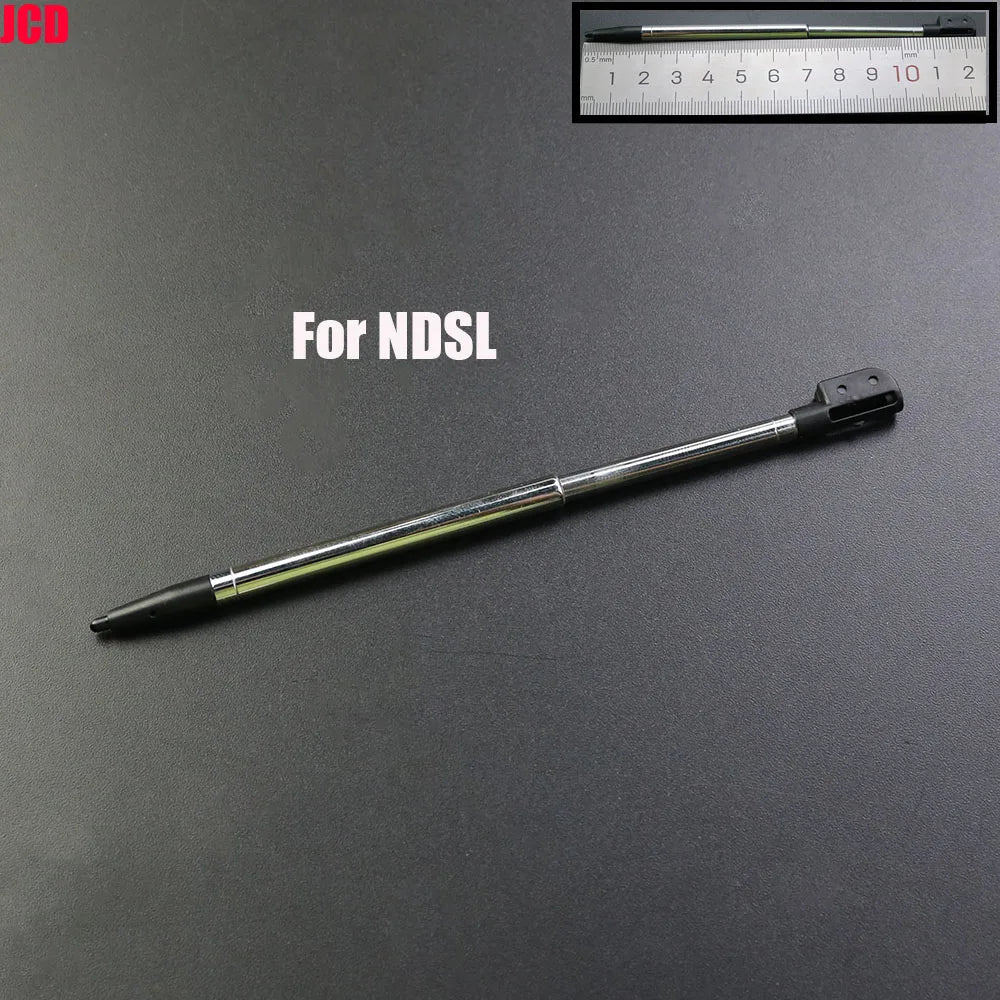 1pcs Black Plastic Stylus Touch Screen Metal Telescopic Stylus Pen For 2DS 3DS New 2DS LL XL New 3DS XL LL For NDSL NDSi NDS Wii