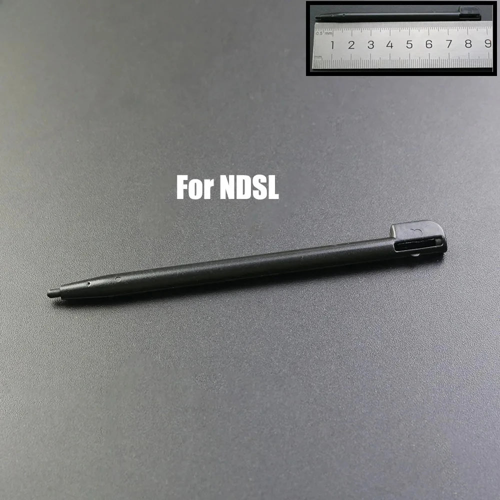1pcs Black Plastic Stylus Touch Screen Metal Telescopic Stylus Pen For 2DS 3DS New 2DS LL XL New 3DS XL LL For NDSL NDSi NDS Wii