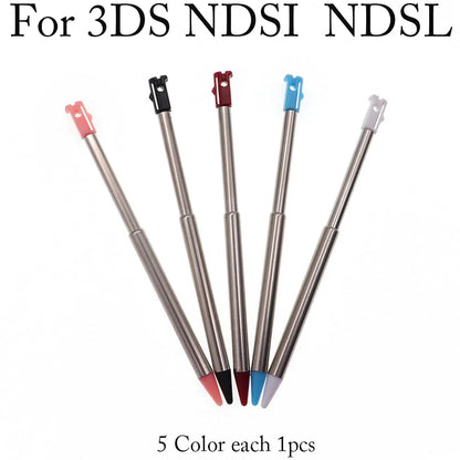 1Set Plastic&Metal Touch Screen Stylus Pen Game Console Pen for NDSL NDSi NDS WIIU 2DS 3DS XL LL New 3DSXL LL New 2DSXL