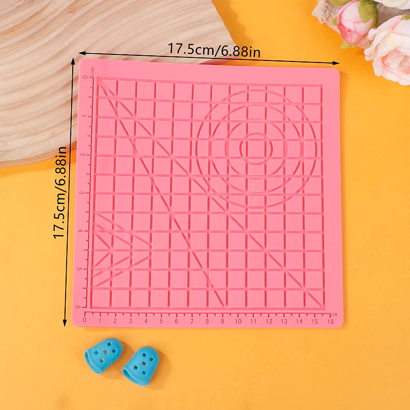 1PCS 3D Printing Pen Silicone Mat DIY Creative Drawing Template Pad With Heat-proof Finger Sleeve Art Tools Christmas Gift