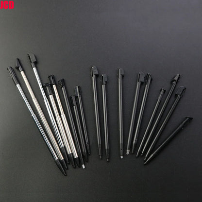 1pcs Black Plastic Stylus Touch Screen Metal Telescopic Stylus Pen For 2DS 3DS New 2DS LL XL New 3DS XL LL For NDSL NDSi NDS Wii