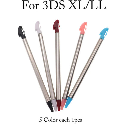 1Set Plastic&Metal Touch Screen Stylus Pen Game Console Pen for NDSL NDSi NDS WIIU 2DS 3DS XL LL New 3DSXL LL New 2DSXL