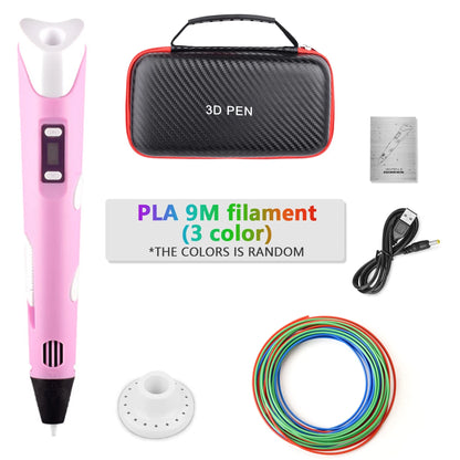 3D Printing Pen 2023 New 3D Pen with PLA Filament for Children Kids Creative DIY Pens Child's Birthday Gift Christmas