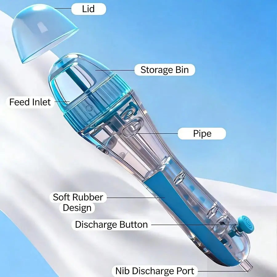 1pc Bead Pen with a 2.6Mm Tip for 3D Pixel Puzzles, Featuring an Automatic Mechanism. It Has an Ergonomic Grip for Comfortable