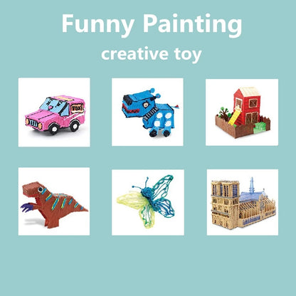 3d Pen for kids Creatived Toy DIY 3D Printing Pen Type-C Rechargeable 3D Pens Set with 200M PLA Filament for Children Gift