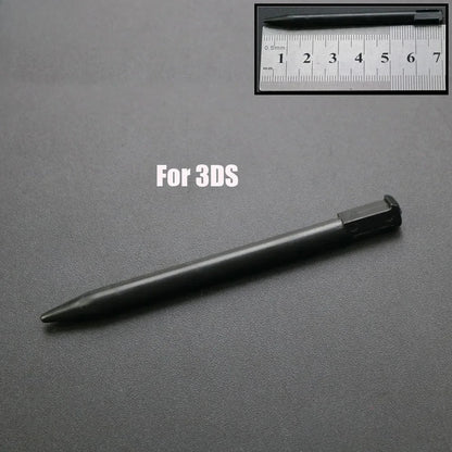 1pcs Black Plastic Stylus Touch Screen Metal Telescopic Stylus Pen For 2DS 3DS New 2DS LL XL New 3DS XL LL For NDSL NDSi NDS Wii