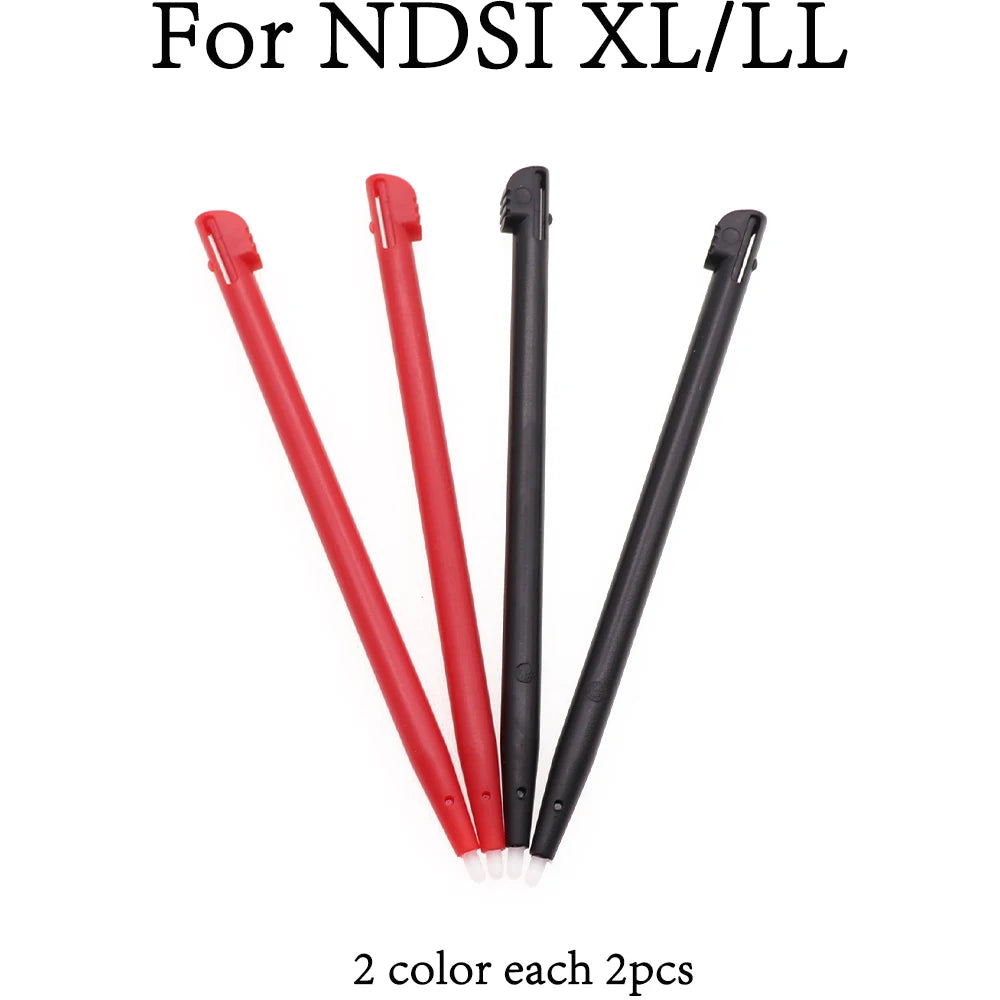 1Set Plastic&Metal Touch Screen Stylus Pen Game Console Pen for NDSL NDSi NDS WIIU 2DS 3DS XL LL New 3DSXL LL New 2DSXL
