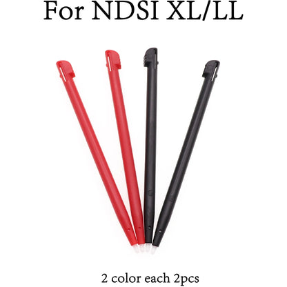 1Set Plastic&Metal Touch Screen Stylus Pen Game Console Pen for NDSL NDSi NDS WIIU 2DS 3DS XL LL New 3DSXL LL New 2DSXL
