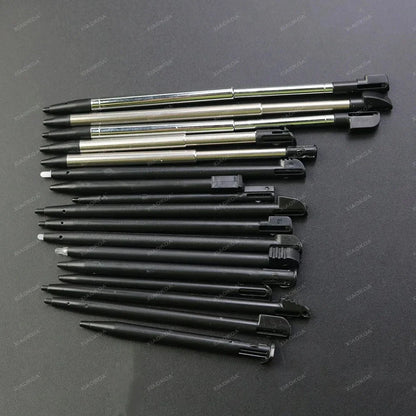 1pcs Black Plastic Stylus Touch Screen Metal Telescopic Stylus Pen For 2DS 3DS New 2DS LL XL New 3DS XL LL For NDSL NDSi NDS Wii
