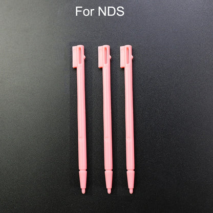 3PCS Plastic Stylus Touch Screen Metal Telescopic Stylus Pen for 3DS XLNDSI NDSL NDS New 2DS XL LL 2DS 3DS