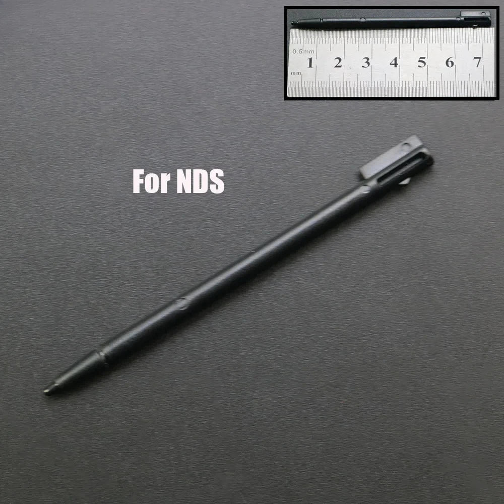 1pcs Black Plastic Stylus Touch Screen Metal Telescopic Stylus Pen For 2DS 3DS New 2DS LL XL New 3DS XL LL For NDSL NDSi NDS Wii