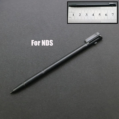 1pcs Black Plastic Stylus Touch Screen Metal Telescopic Stylus Pen For 2DS 3DS New 2DS LL XL New 3DS XL LL For NDSL NDSi NDS Wii