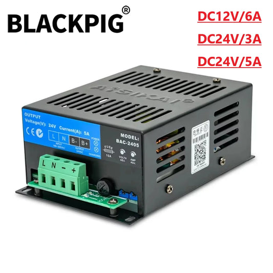 AISIKAI BAC06A 3A 6A 5A Generator Auto Intelligent Battery Charger Module Float Charging Power Adapters Diesel Genset Parts