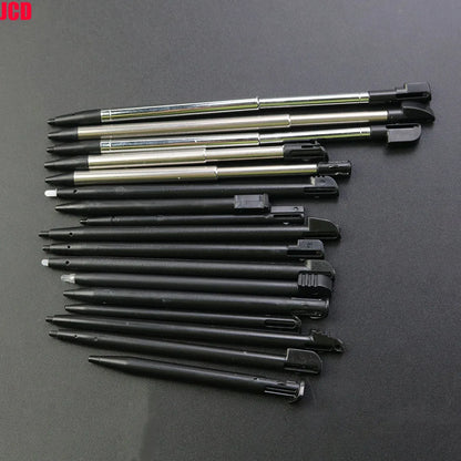 1pcs Black Plastic Stylus Touch Screen Metal Telescopic Stylus Pen For 2DS 3DS New 2DS LL XL New 3DS XL LL For NDSL NDSi NDS Wii