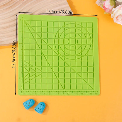 3D Printing Pen Silicone Mat DIY Creative Drawing Template Pad With Heat-proof Finger Sleeve Art Tools Christmas Gift For Kids