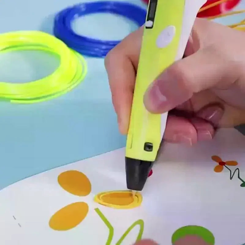 3D Printing Pen Intelligent Pen Making Graffiti ArtsCrafts With USB Cable For Kids Adults DIY Creative Art Supplies