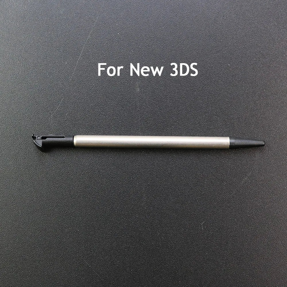 1piece Black Plastic Touch Screen Pen Metal Telescopic Stylus Pen For 2DS 3DS New 2DS 3DS XL LLFor DS Lite NDSL NDSI XL LL WII