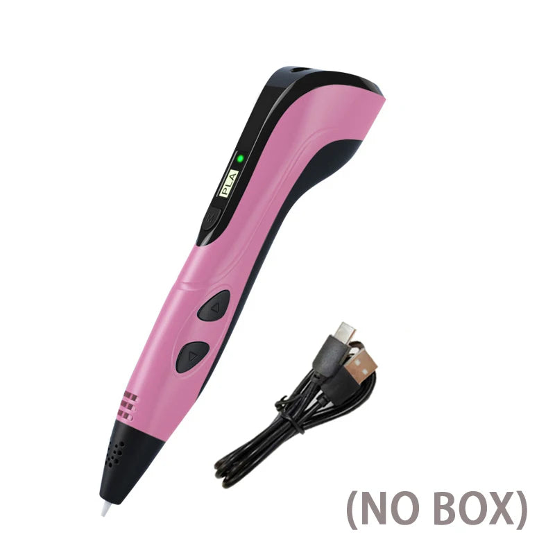 NEW 3D Printing Pen 3d Pen Set LCD Display with PLA Filament for Kids Chidren Child's Birthday Christmas Creative DIY Gift