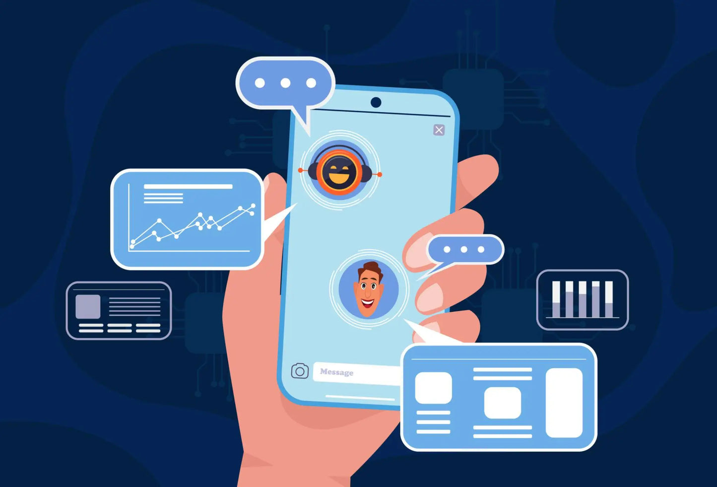 Modern AI Chatbot Development Software with Customization | Multi-Platform | Smart Automation Solution