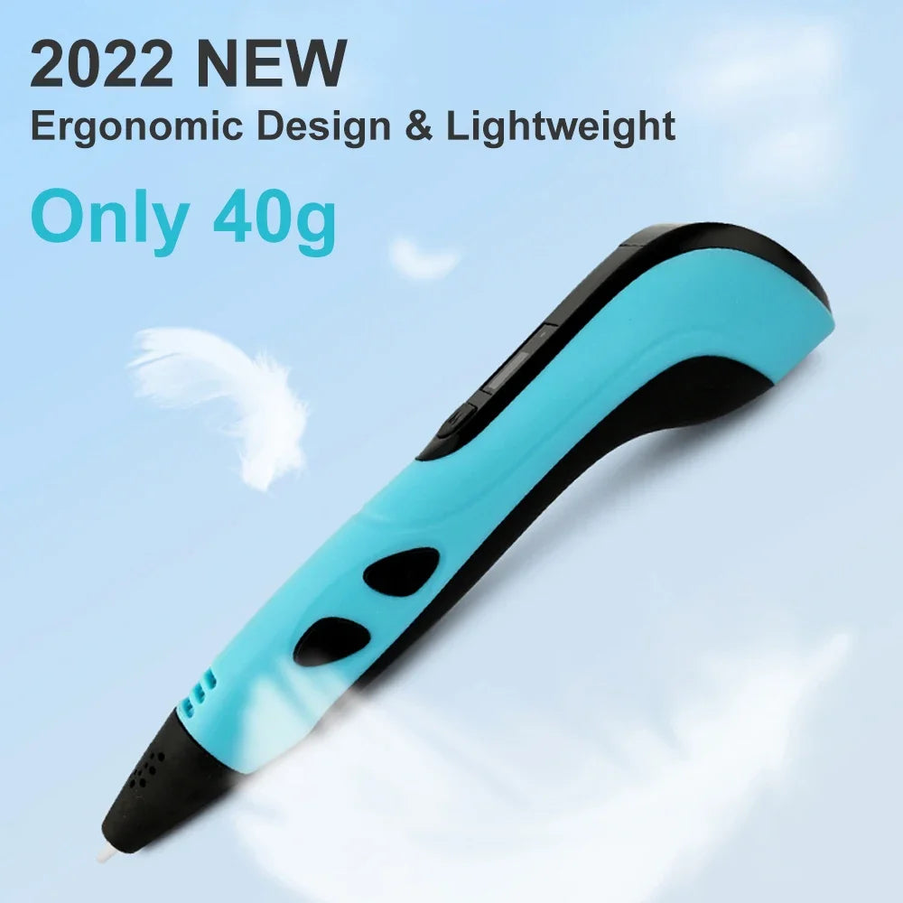 2026 NEW 3D Printing Pen 3d Pen Set for Kids Chidren Child's Birthday Christmas Creative DIY Gift LCD Display with PLA Filament
