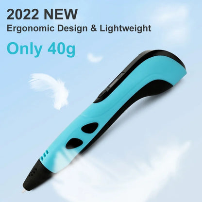 2026 NEW 3D Printing Pen 3d Pen Set for Kids Chidren Child's Birthday Christmas Creative DIY Gift LCD Display with PLA Filament